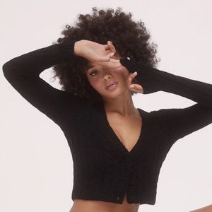 For Love & Lemons Billie Cardigan Blk - NEW tags included 🌹